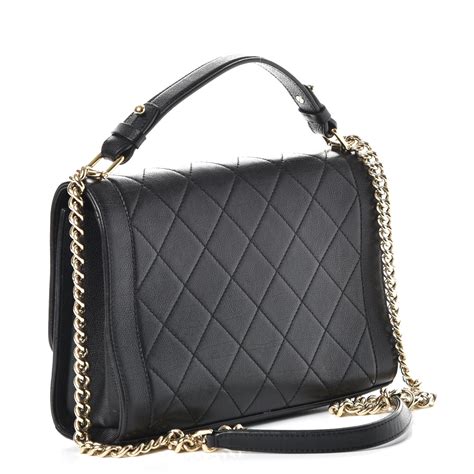 chanel medium label click flap bag|Chanel mini flap bag with top handle.